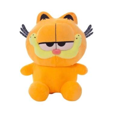 Imagem de Brinquedo De Pelúcia Kawaii Garfield Gato Gordo Animal De Estimação Ma