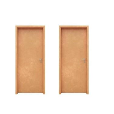 Imagem de Kit com 2 Portas de Madeira 210x80cm Espessura 3,5cm Mso Eucatex