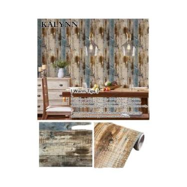 Imagem de Papel De Parede Floral Verde Autoadesivo Vinil Para Decoração De Sala 