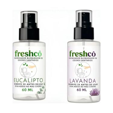Imagem de Kit 2 Bloqueador Odores Free Co Eliminador Freshco Sanitário