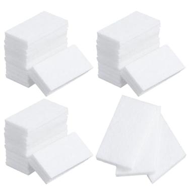Imagem de Pacote com 50 almofadas de aroma sem cheiro, refil de óleo aromático branco de 4,3 x 2,3 cm, difusores de perfume de aromaterapia, almofada de refil de umidificador de reposição para equipamentos