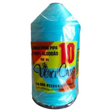 Imagem de Linha de Pipa Vera Cruz Colorida 12000 Jds - fio 10, Azul 1167