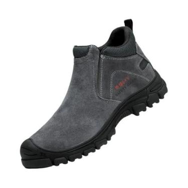 Imagem de Botas De Trabalho Masculinas Com Biqueira De Aço, Respirável, Antiderr