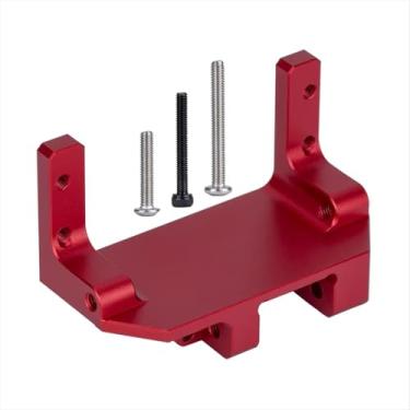 Imagem de MYHWDRNU Peças de carro RC compatíveis com SCX10 1/10 RC Crawler Car Upgrade Parts Liga de alumínio Portal Eixo Servo Mount Suspensão 4-Link AR45P