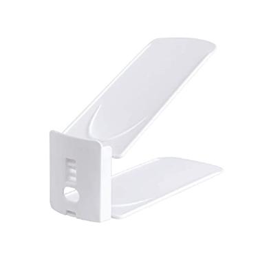 Imagem de HHHJQFAAT Suporte de sapato, 8 peças de armazenamento sapateira quarto economia de espaço casa dormitório artefato armazenamento sapato economia de espaço, antiderrapante