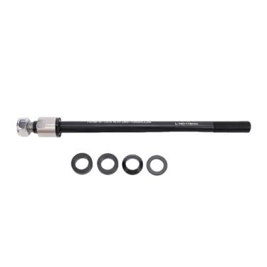 Imagem de Keenso Bicicleta Através do Eixo, Reboque Através do Adaptador Eixo para Reboque da Bicicleta, Liga de Alumínio e Aço Inoxidável para Espaçamento Cubo de 135mm 142mm 148mm (P1.0)