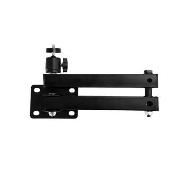 Imagem de KHUTRW3D Suporte de projetor retrátil multifuncional durável suporte de parede dobrável para casa, cabeceira, hotel, escritório, projetor