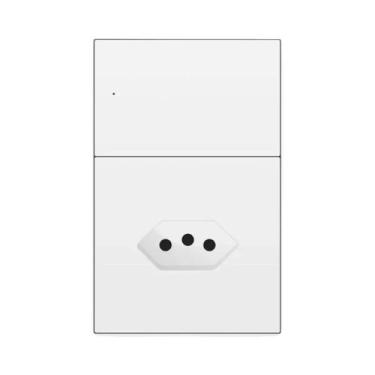 Imagem de Tomada De Parede Brasileira 20A Zemismart Zigbee, Funciona Com Tuya, G