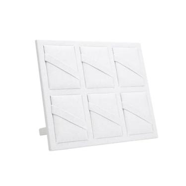 Imagem de x3anggyt5 Elegante expositor de veludo com grampo de cabelo, suporte de joias, acessórios domésticos, organizador de armazenamento de grande capacidade (grande)