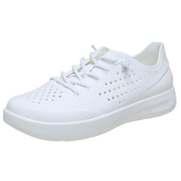 Imagem de Crocs Tênis de caminhada feminino Inmotion Pacer, Branco/Moonlight, 37