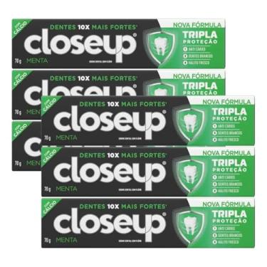 Imagem de Kit 6 und Creme Dental Close Up Triple Menta 70g
