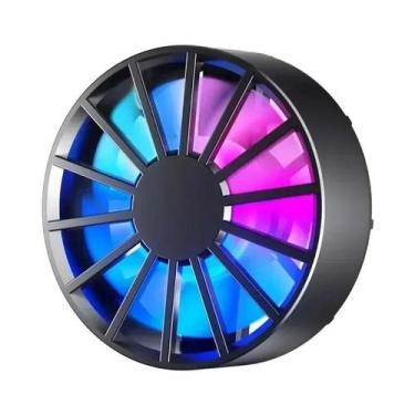 Imagem de Cooler Magnético RGB Portátil E Leve Para Telefone, Ventilador De Baix