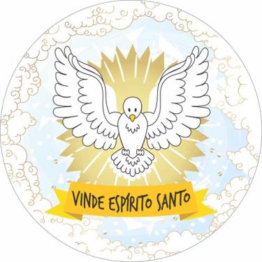 Imagem de Painel de Lona Redondo Santinhos Católicos Espírito Santo - Fabrika De