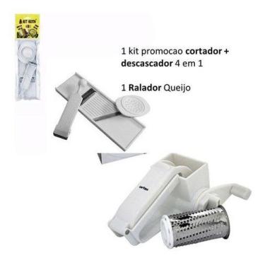 Imagem de 1 Cortador Fatiador Boleador Legume Fruta +1 Ralador Queijo - KEITA