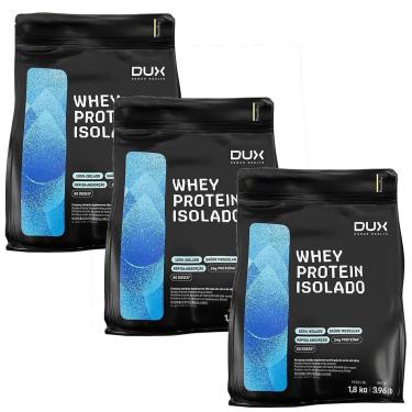 Imagem de Kit 3X Whey Protein Isolado - 1800g Refil Baunilha - Dux Nutrition-Masculino