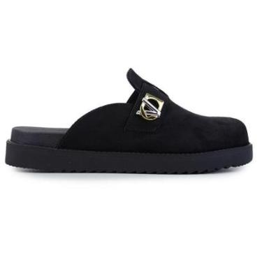 Imagem de Mule Feminino Via Marte Camurça Preto - 252-001-01-Feminino