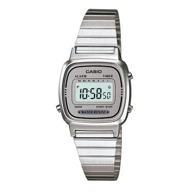 Imagem de Relógio Casio Feminino Ref: La670wa-7df Vintage Prateado