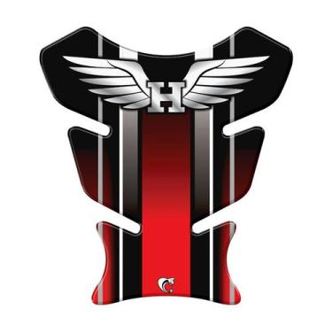 Imagem de Adesivo Protetor De Tanque Moto Honda ASa vermelho - Cobra Motoparts, 