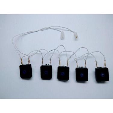 Imagem de 5 Interruptores Com Chicote P/ Fogão Cooktop Fischer 5 Bocas