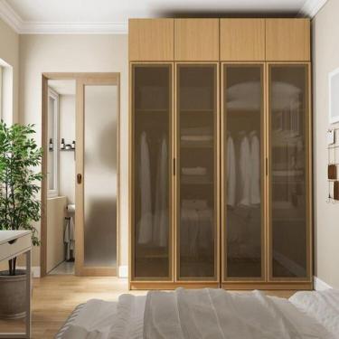 Imagem de Guarda-roupa Modulado 4 Peças 8 Portas Jade CabeCasa MadeiraOriginals 
