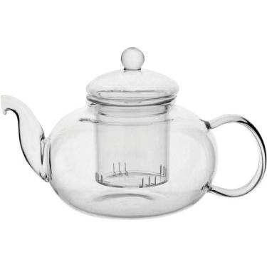Imagem de Clear Chaleira 12X13X21Cm 600Ml Borosilicato Transp Com Infusor - NH