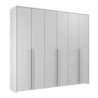 Imagem de Guarda-roupa de Bebê 6 Portas Modulados Cinza - Divicar Móveis