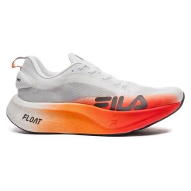 Imagem de Tênis Fila Float Maxxi 2 Pro Masculino, 38, Branco, Laranja