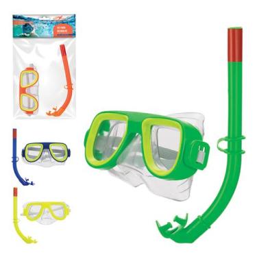 Imagem de Kit Mergulho C/Snorkel Infantil - Art Sport, Amarelo