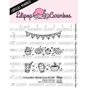 Imagem de Carimbo Mini Borda Doce & Cafe - Cod 31000100 - 01 Unidade - Lilipop C