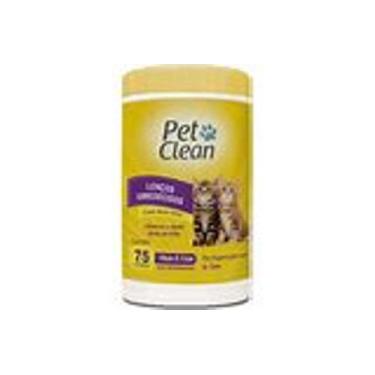 Imagem de Lenço Umedecido Pet Clean para Cães e Gatos, Amarelo