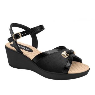 Imagem de Sandalia Piccadilly 540383 Feminina, Preto, 38
