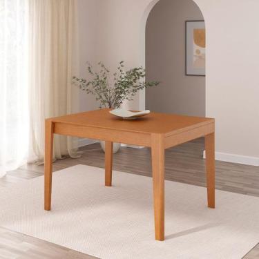 Imagem de Mesa Extensível Retangular Tarsila CabeCasa MadeiraOriginals Marrom/Ch