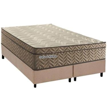 Imagem de Conjunto Box Queen: Colchão Molas Paropas Ensacadas Safira Uniface + B