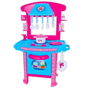 Imagem de Cozinha Infantil da Barbie Chef com Acessórios Forno Fogão - Cotiplas 