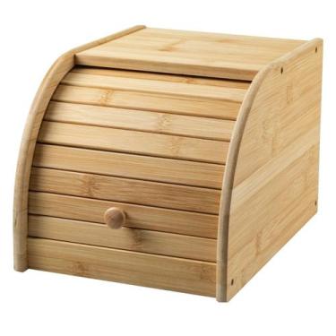 Imagem de Porta Pão Sense Com Abertura Frontal Pequeno Bambu - Ou