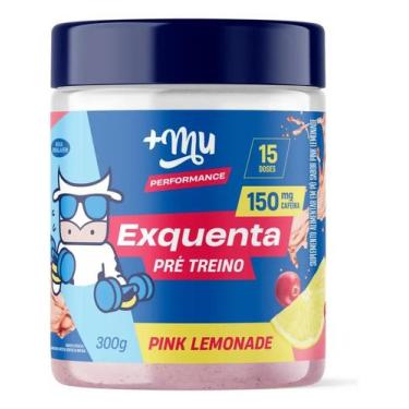Imagem de Pré Treino +Mu Performance Exquenta Sabor Pink Lemonade 300g - Congrat