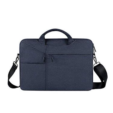 Imagem de Cicilin Bolsa para Laptop com Alça de Ombro Pasta Bolsa de Ombro Individual 13,3 polegadas (Azul-marinho)
