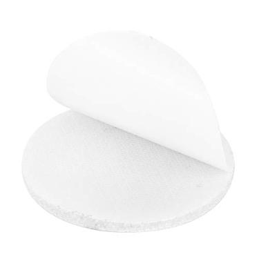 Imagem de Fixador de lençol de cama, sem prego, sem traço, gancho de lado duplo e fecho de laço, adesivos de lençol de pvc para moldura de quadro, carpete para fixação de lençol de sofá-cama(Branco)