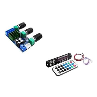 Imagem de Kit Amplificador 2.0 Compacto 160w + Bluetooth 5.0 USB