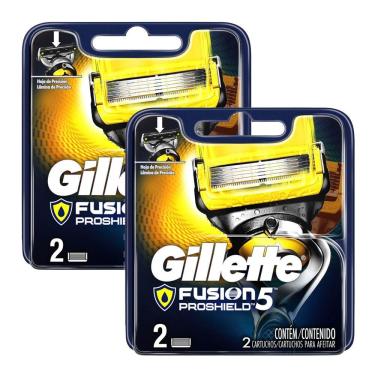 Imagem de Kit com 4 Cargas Gillette Fusion Proshield