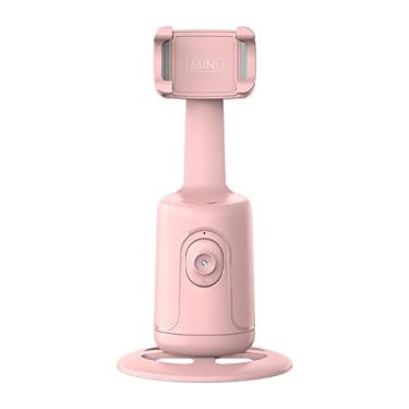 Imagem de Andoer Gimbal inteligente de rastreamento facial automático de 360 graus para selfie, robô, câmera com lente ajustável, base estável, suporte de telefone para smartphone, vlog, transmissão ao vivo,