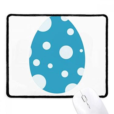 Imagem de Tapete de borracha para jogos Easter Religion Festival Spots Egg Mousepad com borda costurada