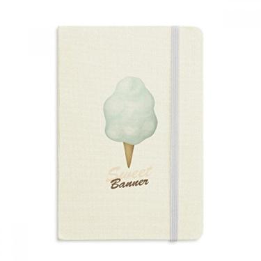 Imagem de Caderno de sorvete com casquinhas de ovos de sorvete, capa dura oficial, diário clássico
