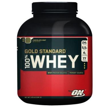 Imagem de Whey Protein 100% Gold Standard - 2270g Morango - Optimum Nutrition