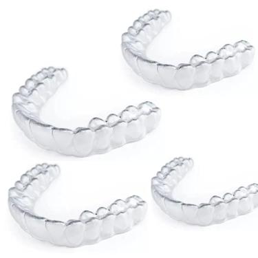 Imagem de 4 Placa Moldeira Interoclusal com Porta Moldeira Pra Bruxismo braquetes anti bruxismo