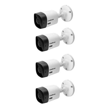 Imagem de Kit 4 Câmeras de segurança intelbras VHC 1120b externa resolução HD 720P - para aparelho DVR
