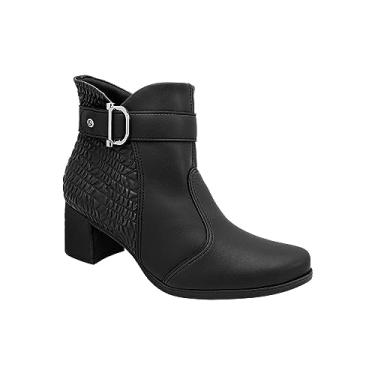 Imagem de Bota Piccadilly Feminino Cano Curto 654035 Cor:Preto;Tamanho:37