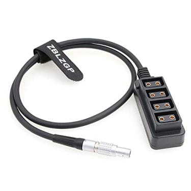 Imagem de ZBLZGP 0B 2 pinos 12 V para 4 portas Ptap Dtap Splitter cabo de alimentação para câmera Arri Alexa Tilta
