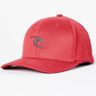 Imagem de Boné Rip Curl Tepan Weld Curve Peak Cor:Vinhotamanho:Ugênero:Unissex