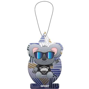 Imagem de Coala Odorizador para Carro Folhinha Perfumada 10g Sport